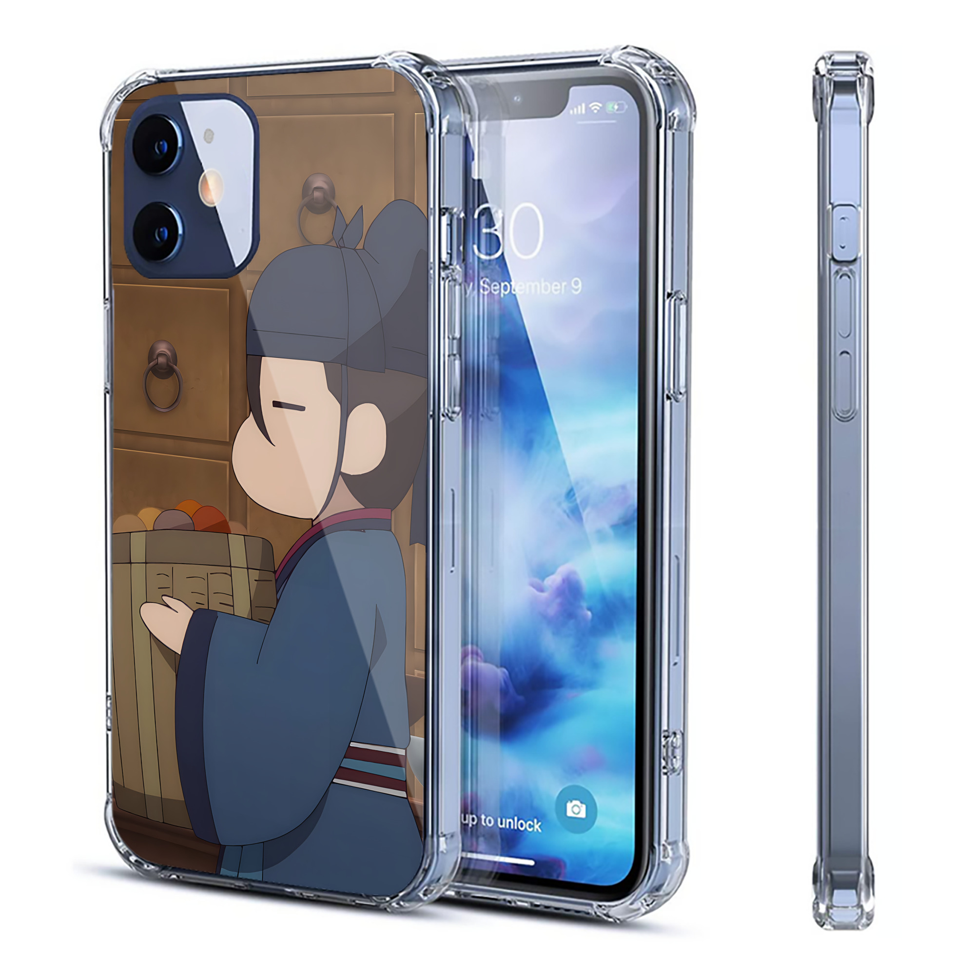 （画像用） 薬屋のひとりごと The Apothecary Diaries 【iPhone 12シリーズ対応】透明スマホケース（クリアソフトケース）